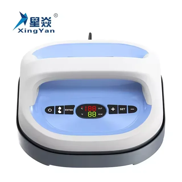 Xingyan Manual 21x24.5 cm  8.3x9.6 inch Handheld hot stamping machine Sublimation Heat Press T-shirt machine