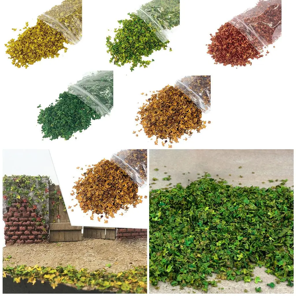 Accessoires de scène 33ml, Architecture de feuilles, Micro feuilles de paysage pour décor de bonsaï