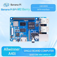 Banana Pi BPI-M2 Berry Allwinner A40i Quad-core Cortex -A7 CPU 1GB DDR3 With SATA BT4.0 Support Linux Raspberry Pi and Orange Pi