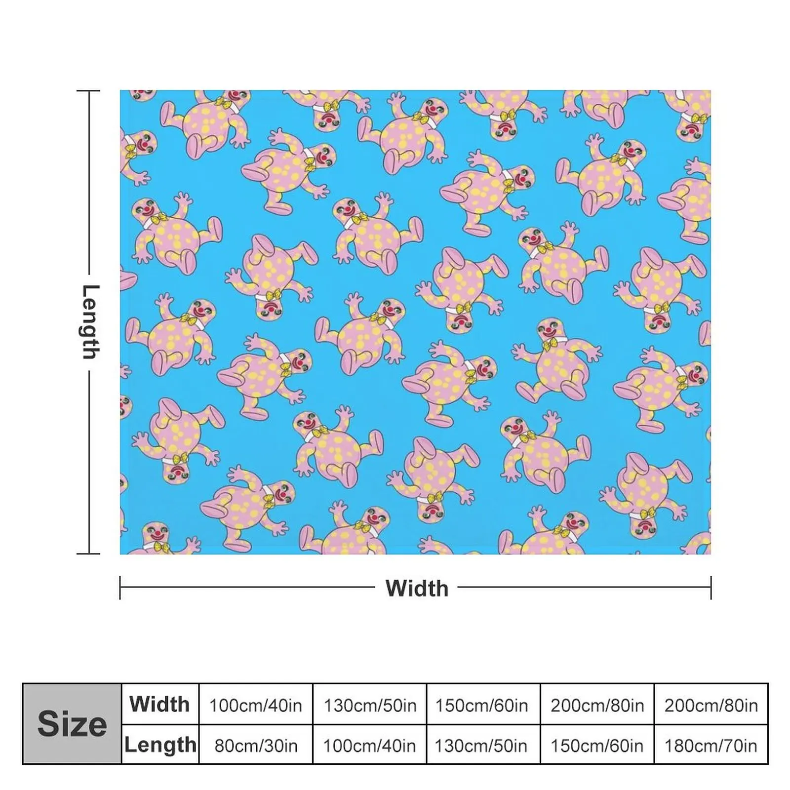 Blobby Blobby Blobby Throw Blanket Extra Large Throw Summer Blankets