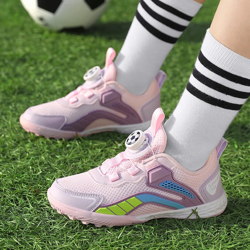 

New Childrens Boy Sneaker Girls Soccer Shoes Fashion Low Top Kids Trainers Lightweight Non-slip Tennis Football Girl Sports Shoe