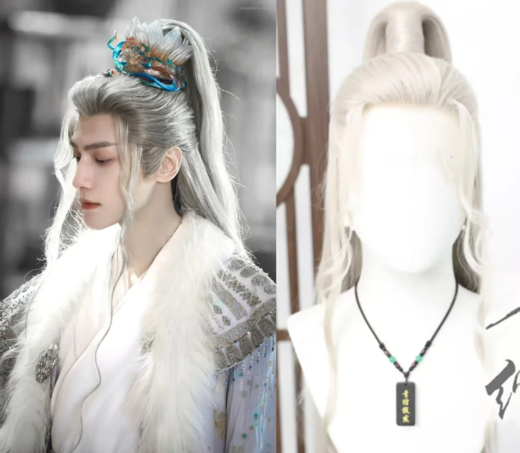 

Styled Wig Whispers Of Fate Tang Lici Luo Yunxi Customized Wig Chinese Hot TV Till The End Of The Moon Tan Taijin Cosplay Props