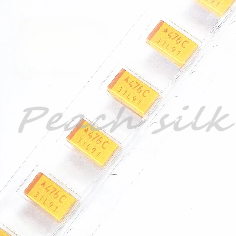 

(50piece)TAJC476M016RNJ ±20% 16V 47µF 2.60mm TAJC476M020RNJ 47uF 20% 20V Surface mount tantalum capacitor