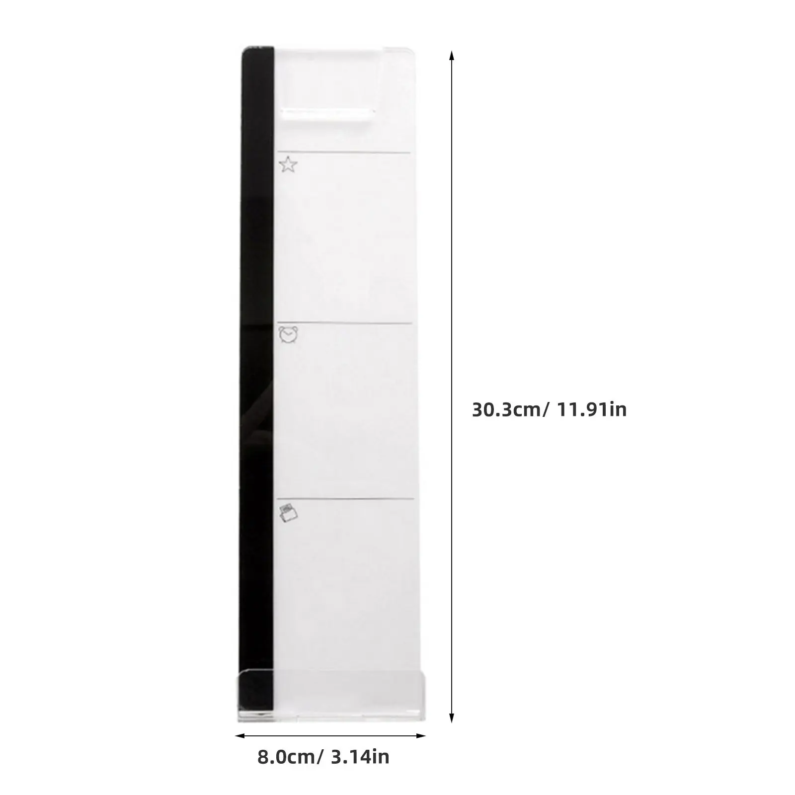Monitor Memo Board Transparent Fashion Computer Side Panel Organize Schedule Meeting Reminder Office Home Note