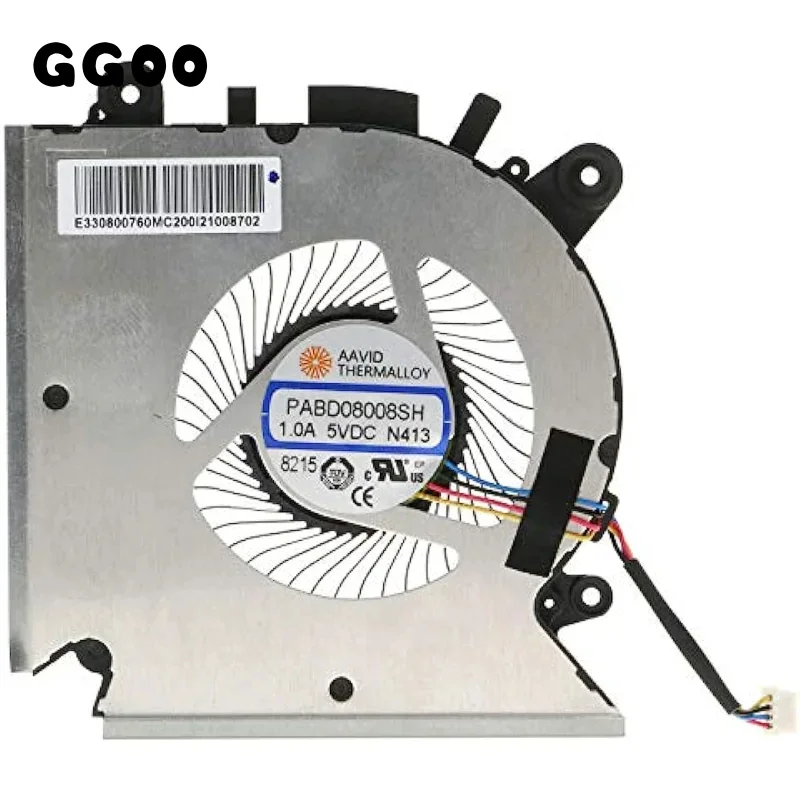 Cooling Fan for MSI GF63 MS-16R1 MS-16R2 PABD08008SH N413 E322500300A