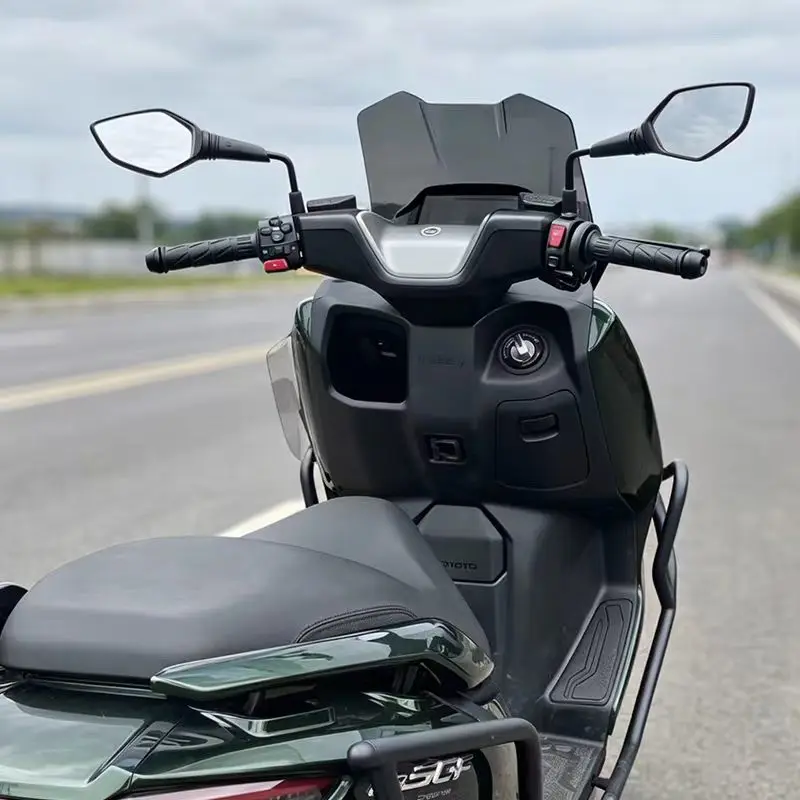 For CFMoto 150SC-F racing windshields and CFMoto 150SC-F modified blacked-out windshield Shade accessories Modification parts