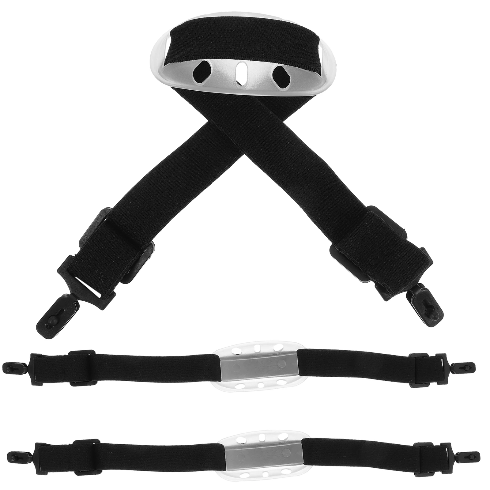 

3pcs Safety Chin Strap Construction Chin Belt Adjustable Lightweight Hat Belt Durable Elastic Construction Work