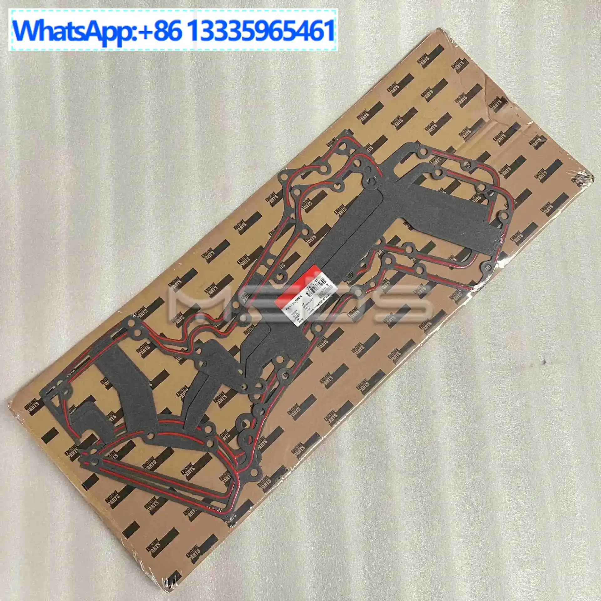 

2Pcs is suitable for Chongqing Cummins construction machinery parts supply K19 cover sealing gasket 3410141/3037282