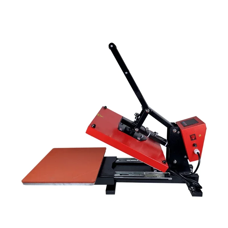 40*60cm Clamshell Heat Press machine with Slide out Bed Flat Sublimation Tshirt Manual High Pressure Heat Press Machine