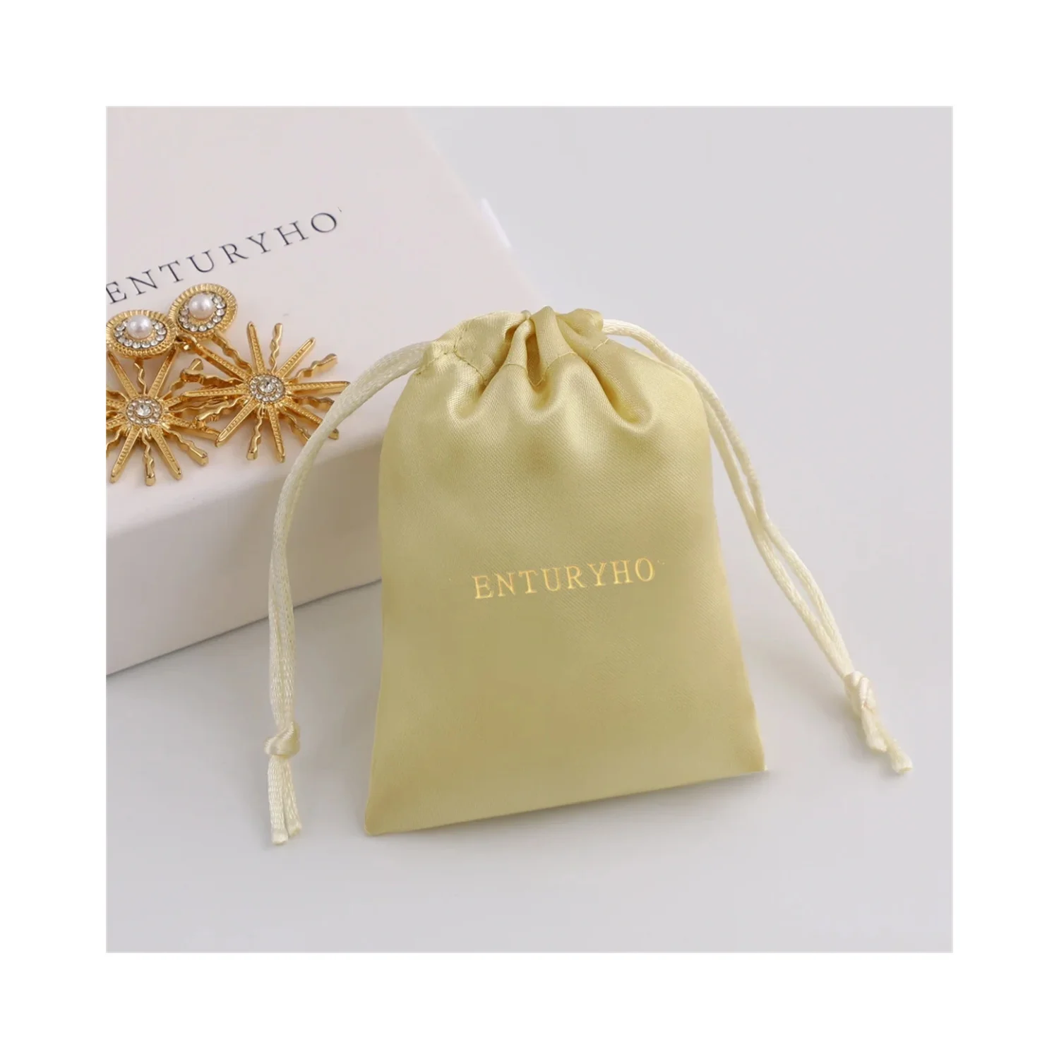 

100 satin drawstring bag personalize logo custom dust pouch jewelry packaging pouch printing wholesale gift packaging product po