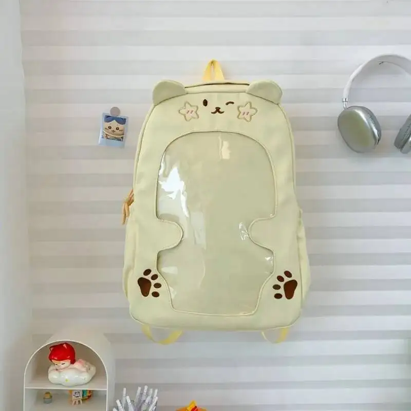Women Kawaii Cartoon Schoolbags High-Capacity Fashion Sweet Y2k Aesthetic Ita Bags Students Casual Design Chic Backpacks