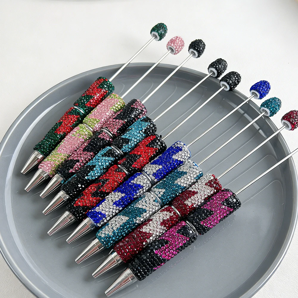 

Cordial Design 20Pcs 15*150MM Hand Made/Rhinestone Plastic Pens/DIY Jewelry/Beaded Pen Accessories/Beadable Pen Findings #19880