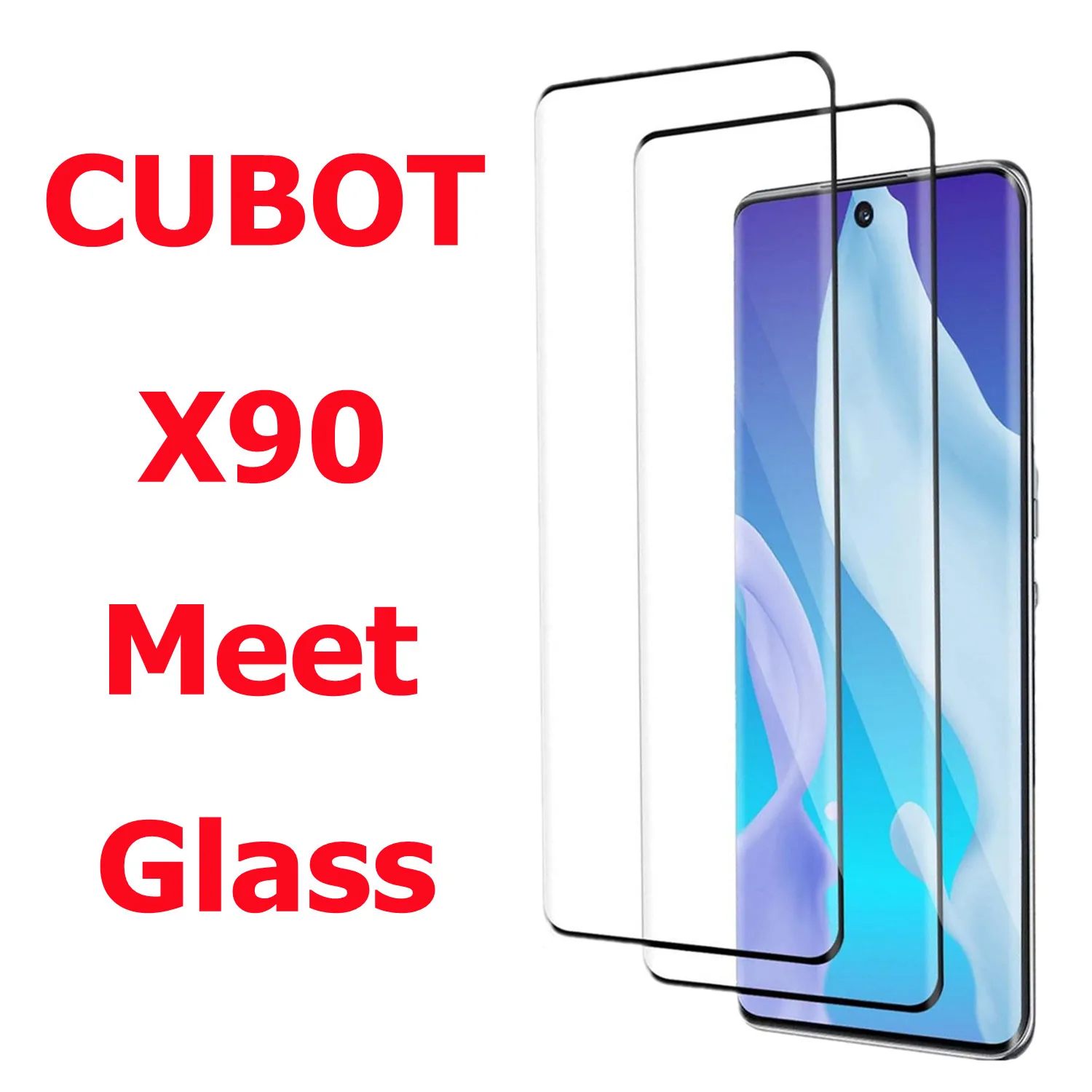 

For CUBOT X90 MEET Full coverage tempered glass high-definition anti drop screen protector