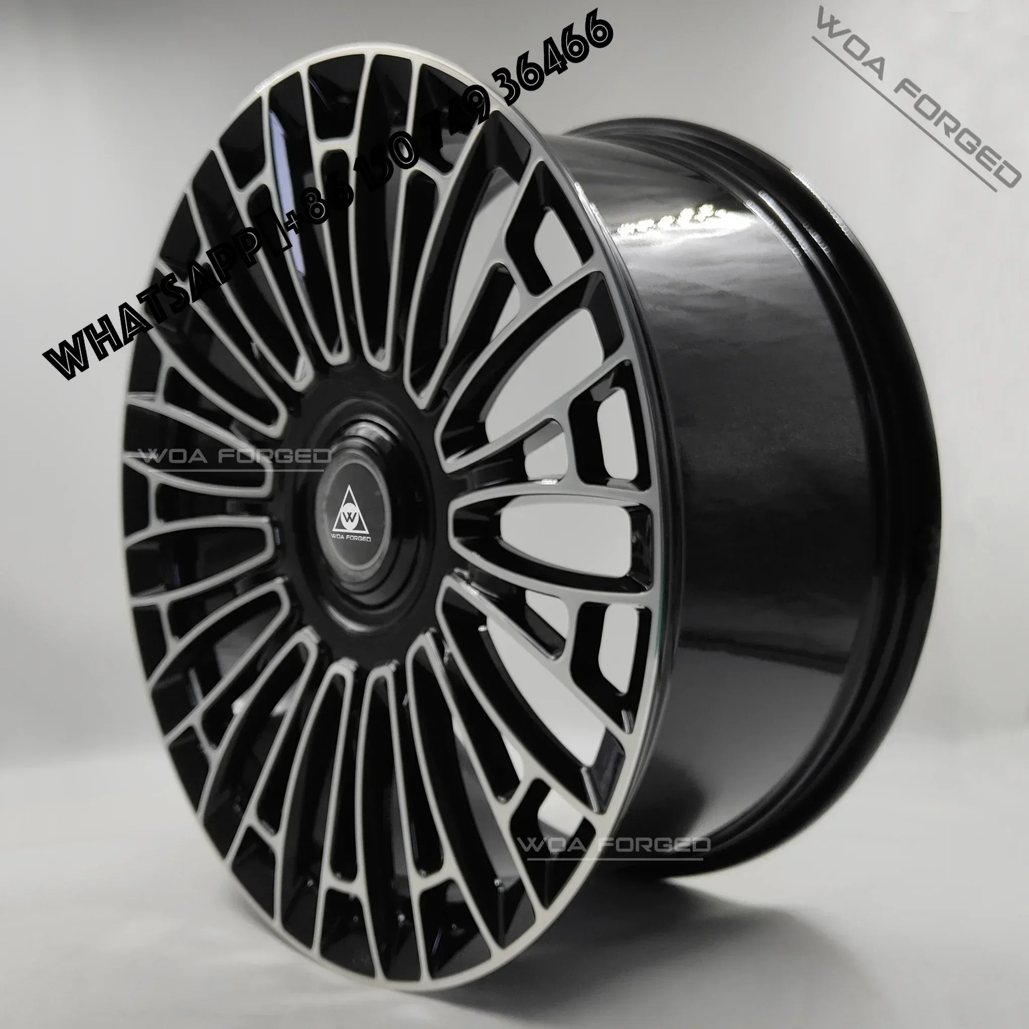 

6061-T6 Forged Wheel Customized 21 22 Inch 9.5 J 5x108 5x120 63.4/62.5 for Zeekr 001 Lixiang L7 L8 L9 Glossy Black +machine Face