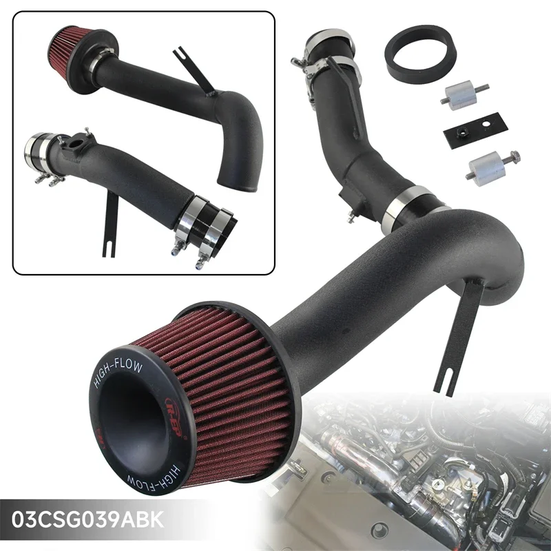 Air Intake CAI Piping Turbocharged Aluminum Pipe Short Ram Cold + Air Filter Kit For Honda Civic SI L15B7 2016-2021 1.5L Engine