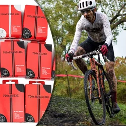 Fiets Binnenband 1PC 700C 23-25C 28-32C 35-43C Schrader Presta Butylrubber MTB Racefiets Buis Binnenband Fietsonderdelen