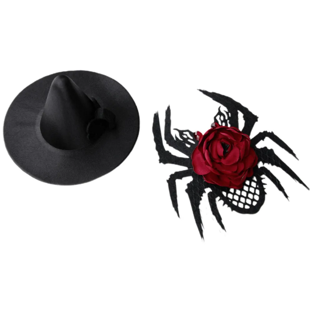 

Retro Women Fascinator Spider Hair Clip for Tea Party Halloween Costume Vintage Headpiece Decor Bridal Wedding Banquet