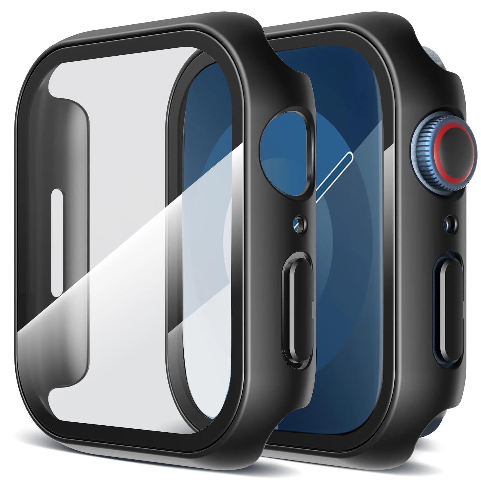 

Стекло и крышка для Apple Watch Φ 44 мм 40 мм 45 мм 41 мм 42 мм 38 мм, защита экрана Apple watch, аксессуары для iWatch серии 8 7 6 SE 9