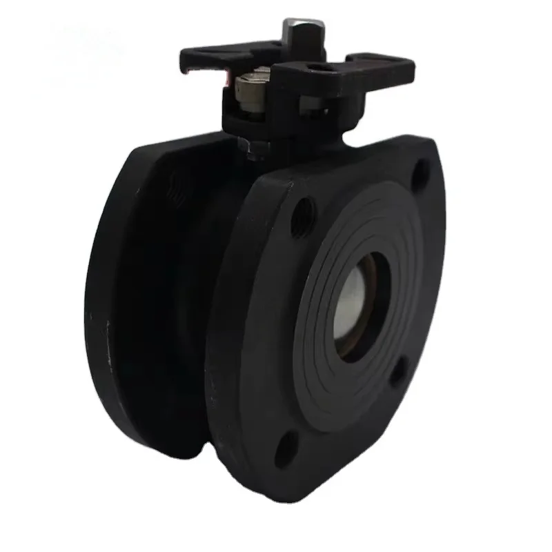 

Stainless steel manual ball valve high platform wafer type thin