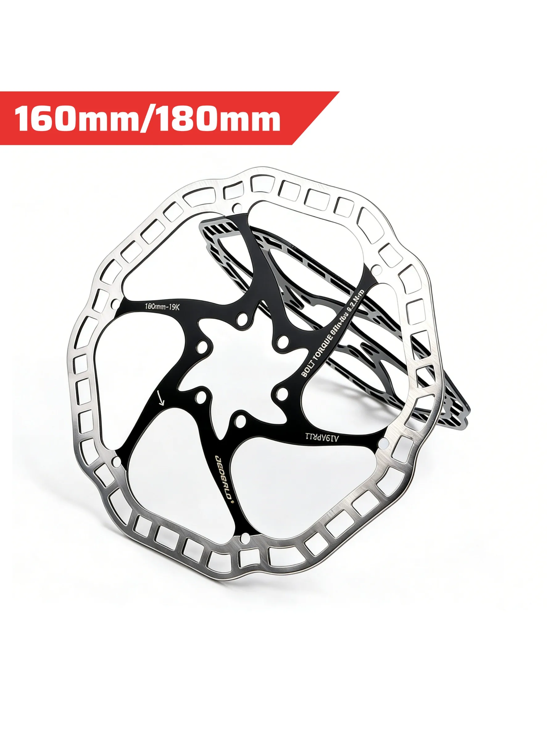 AliExpress NONE 6-Bolt Bicycle Disc Brake Rotor Hydraulic Disc Brake 160/180 Ultra-Light High Strength Heat Dissipation Rotor for MTB Road Bike