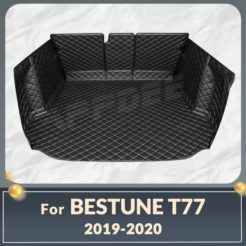 

Auto Full Coverage Trunk Mat For BESTUNE T77 2019 2020 Leather Car Boot Cover Pad Cargo Liner Interior Protector Accessories
