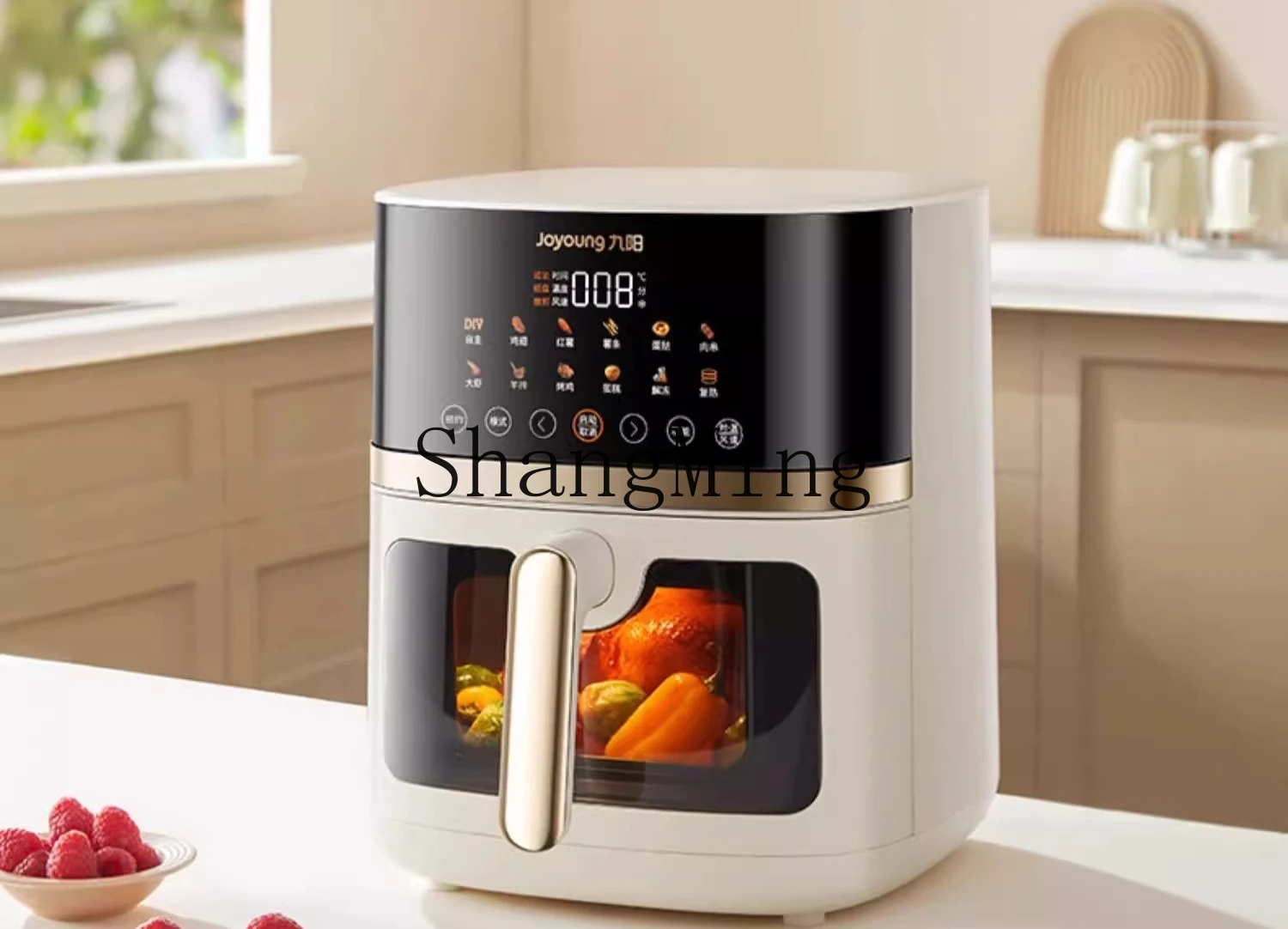 مقلاة كهربائية منزلية ذات سعة كبيرة من ZYY بدون دوران، ماكينة طهي فرن كهربائي متعددة الوظائف