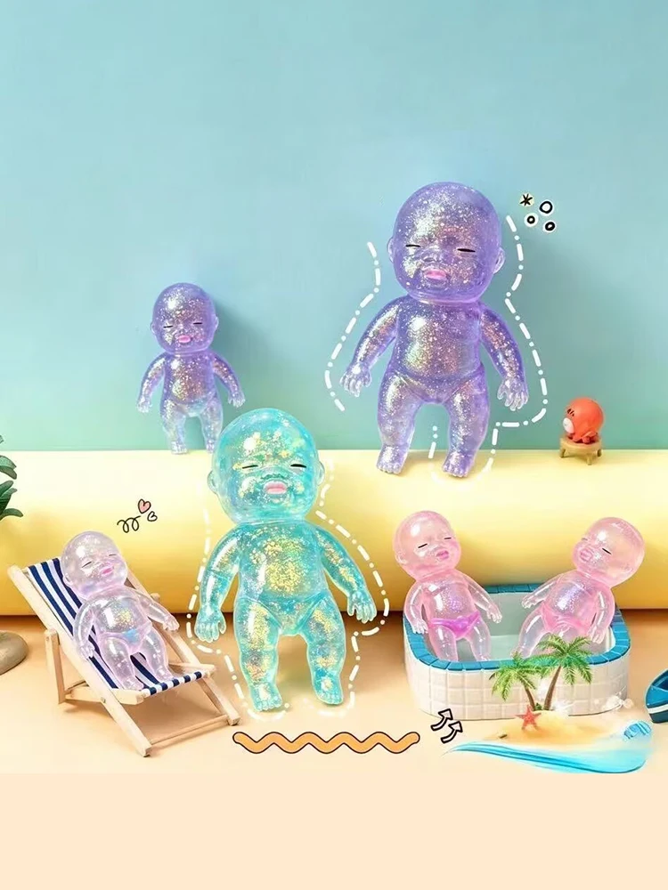 Kawaii Maltose Zucker-Baby Squishy Spielzeug, dehnbar, langsam aufsteigend, zum Quetschen, Stressabbau, Angstlinderung, Geschenk für Erwachsene und Kinder
