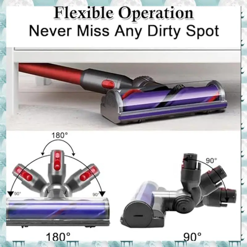 

Quick Change Motor Head Cleaner For Dyson V7 V8 V10 V11 V15 Vacuum Cleaner Electric Head Replacement Accessories Parts