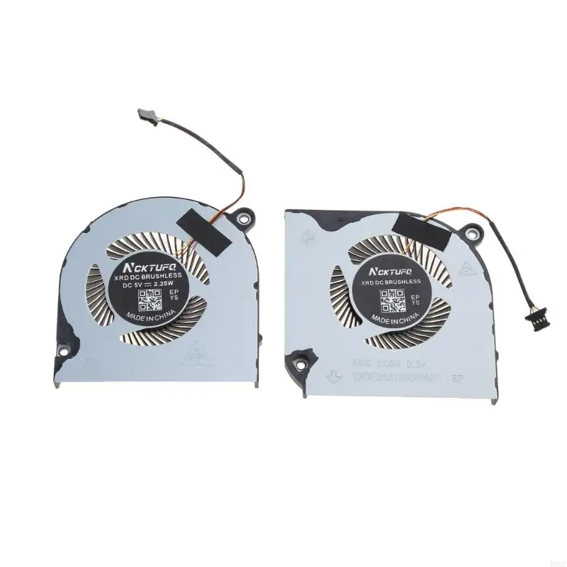 B0KF CPU Fan Cooler Portable Power Power GPU Radiator untuk Nitro5 AN515-43 AN515-54