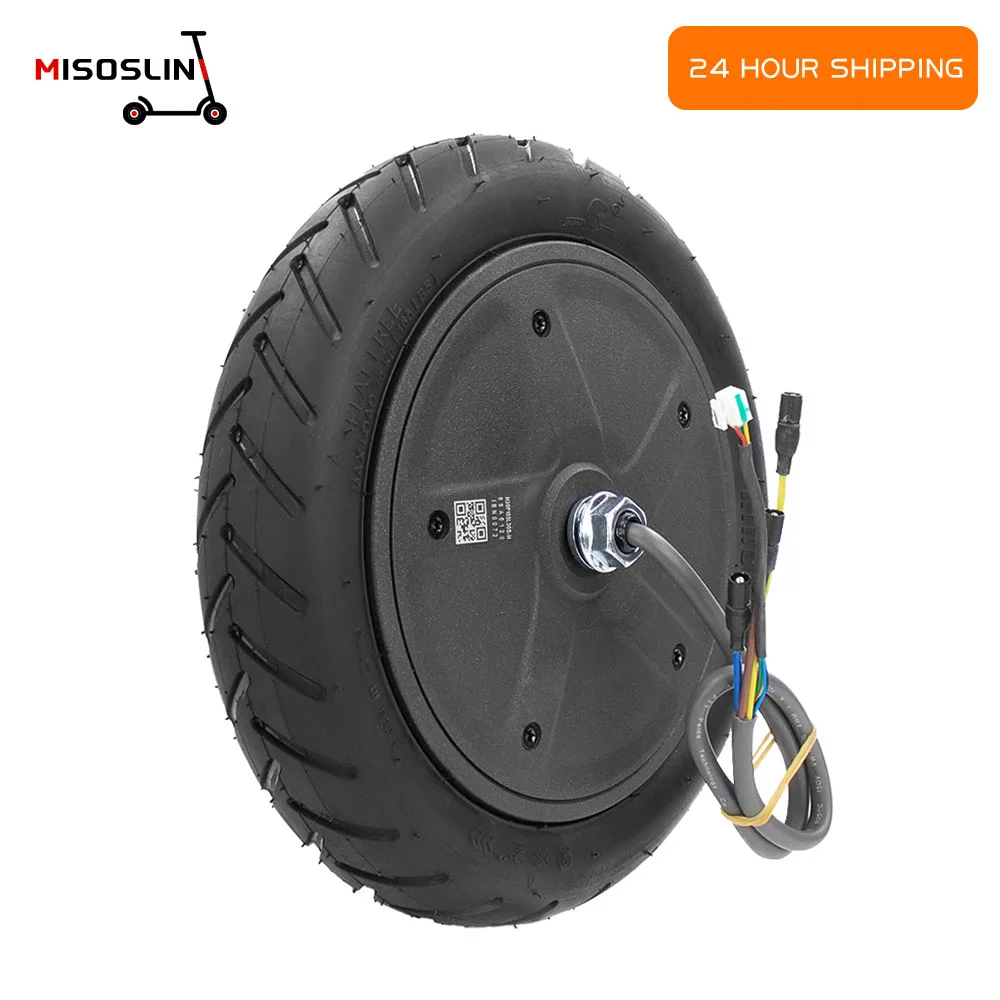 Original 9*2 Front Driving Wheel Hub Motor Assembly Electric Scooter Accessories 350W Motor Engine For Segway Ninebot E25 Parts