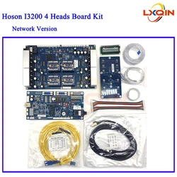 Hoson i3200 4 Heads Board Kit for Epson I3200 Printhead Plates Set for Eco Solvent Printer Head Board Main Moard Network Version