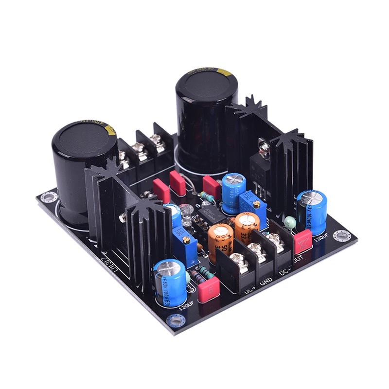 Placa de fuente de alimentación de filtro de rectificación de Servo LM317 LM337, módulo de CA a CC