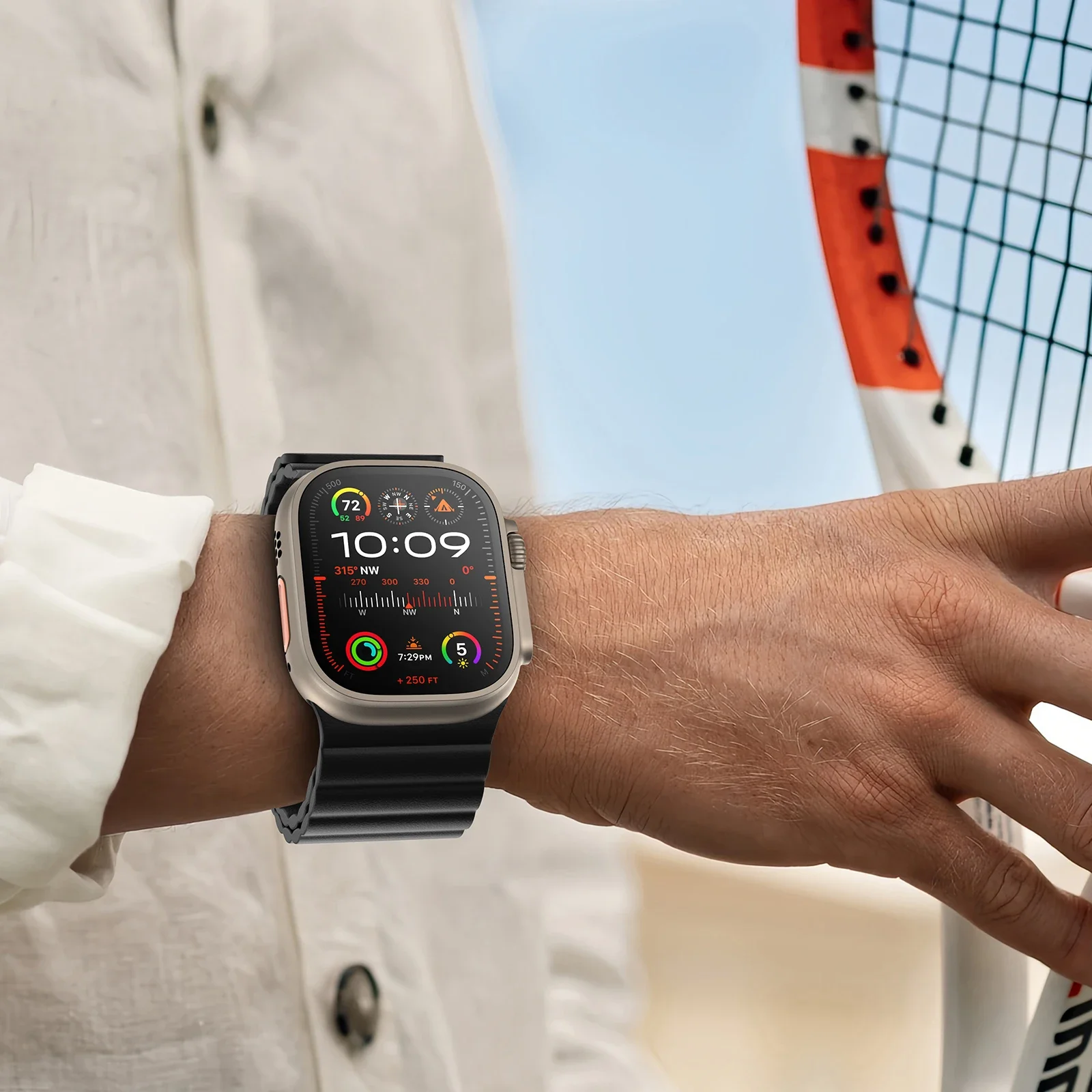 Neues Ultra Wide Magnet-Lederarmband für Apple Watch Band Series Ultra 11/10/9/8/7/6/5/4 42mm 44mm 45mm 46mm Armband – Detail 7
