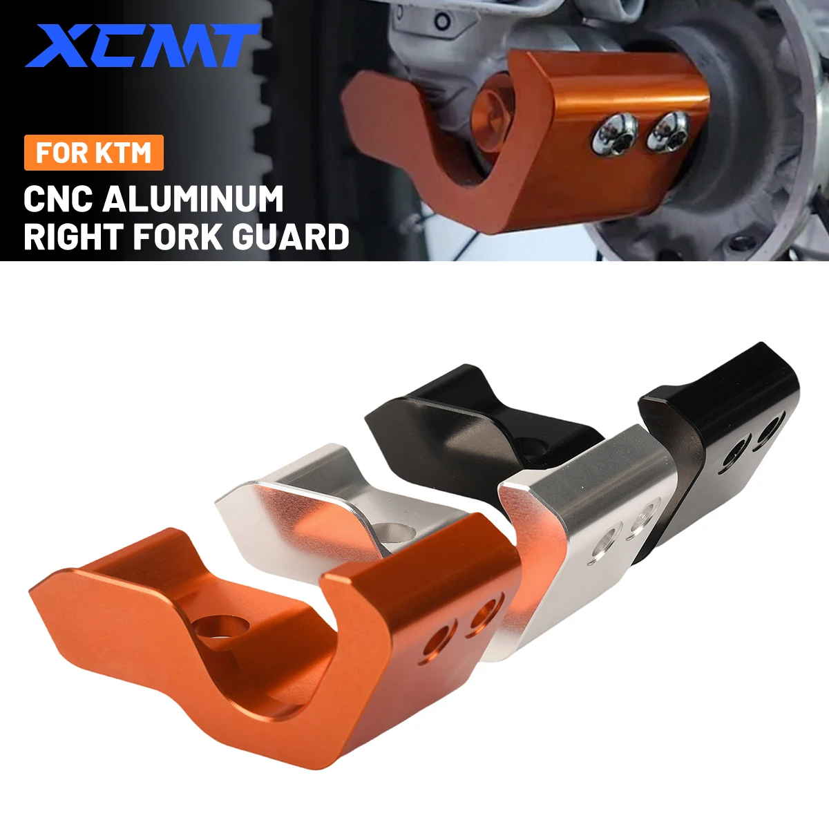 Для KTM EXC 300 2016-2025 2024 EXC EXC-F XCW XC XCF XCF-W SX SXF TPI Six Days 125 250 300 350 400 450 500 Правая передняя защита вилки Для KTM EXC 300 2016-2025 2024 EXC EXC-F XCW XC XCF XCF-W SX SXF TPI Six Days 125 250 300 350 400 450 500 Правая передняя защита вилки