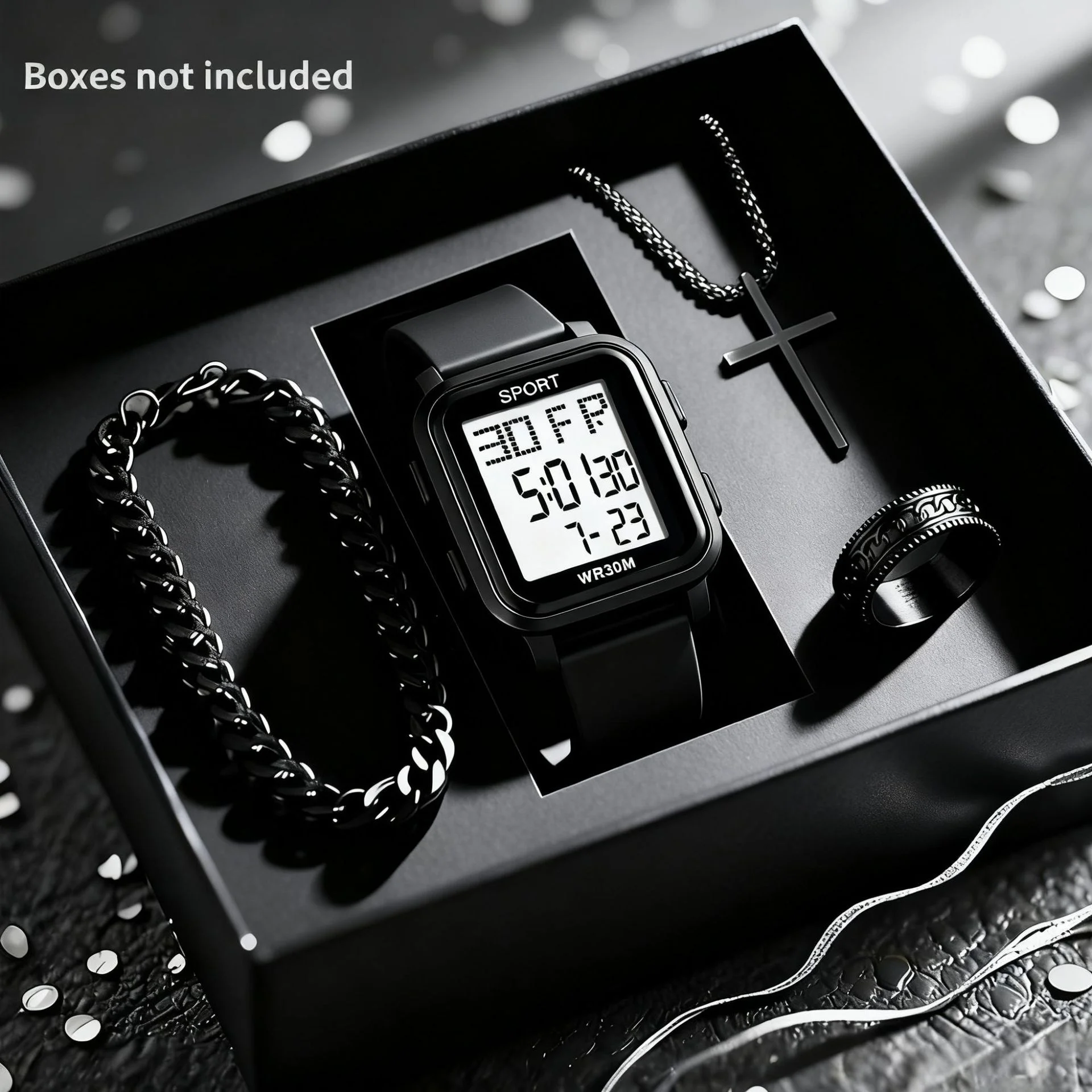 جديد عصري طالب الرياضة في الهواء الطلق الموقت الإلكترونية متعددة الوظائف ووتش مزيج نمط شعبية طالب التبعي #5