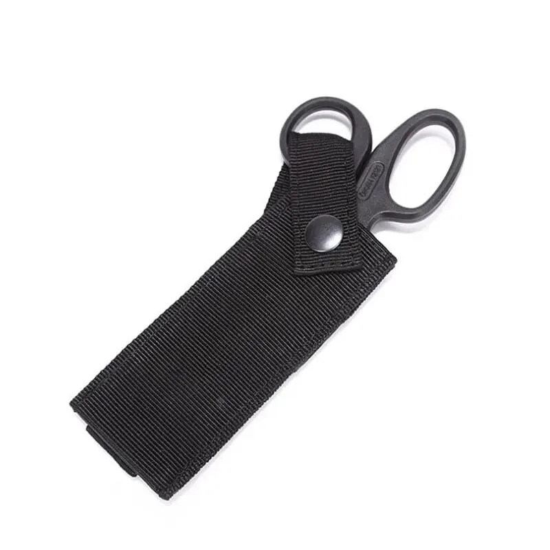 Tactical Molle Medical Scissors Pouch Flashlight Knife Holster EMT Holder Outdoor Hunting Accessories EDC Tool Bag