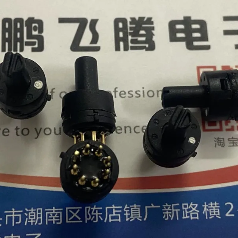 1PCS  Taiwan Province RT-005 miniature 5-speed toggle rotary band switch vertical 8-pin rotary screw 4 times