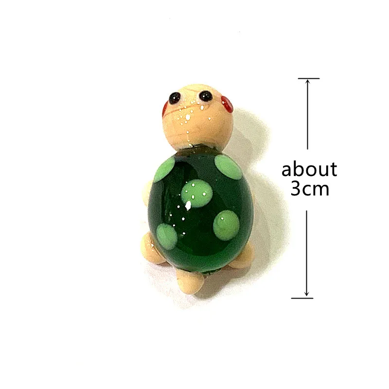 Mini Glas meeres tiere Statuette niedlichen Meeresfisch Delphin Tintenfisch Pinguin Kugelfisch Stachel rochen Walhai Fisch Krabbe Meeres schildkröte Elektrischer Aal Goldfisch Kaninchen Affen Ornamente – Detail 36
