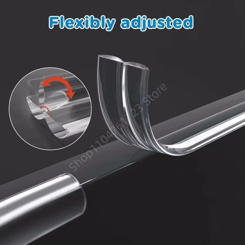 Transparent 3 Meters Table Edge Guard Furniture Corner Protector Strip Self Adhesive Kids Safety Collision Proof Soft Bumper