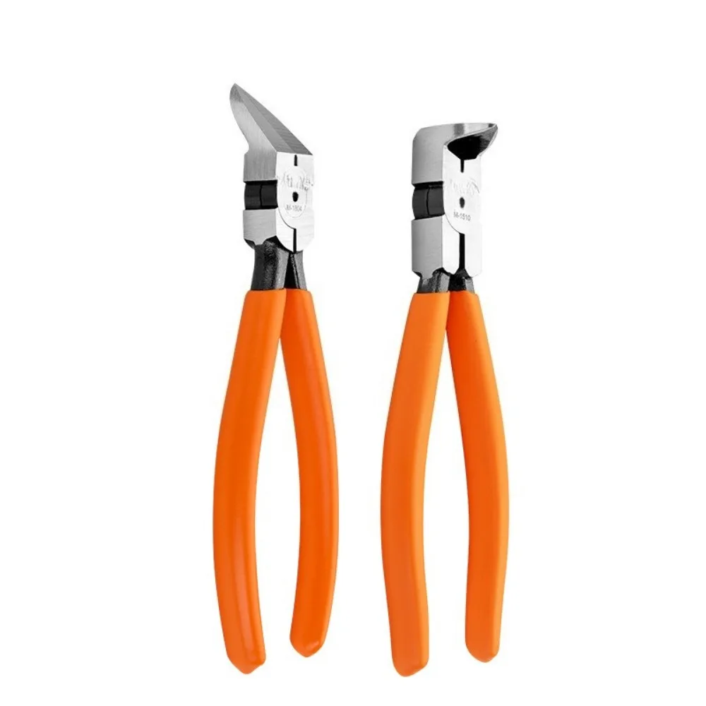 Industrial 90 Degree Angle Sprue Cutter, DIY Zip Tie Cutting & Injection Molding Trimming Diagonal Nipper