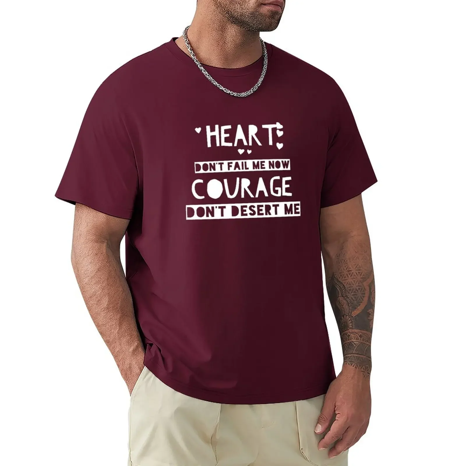 Heart Don’t Fail Me Now T-Shirt graphics tops black t shirts for men