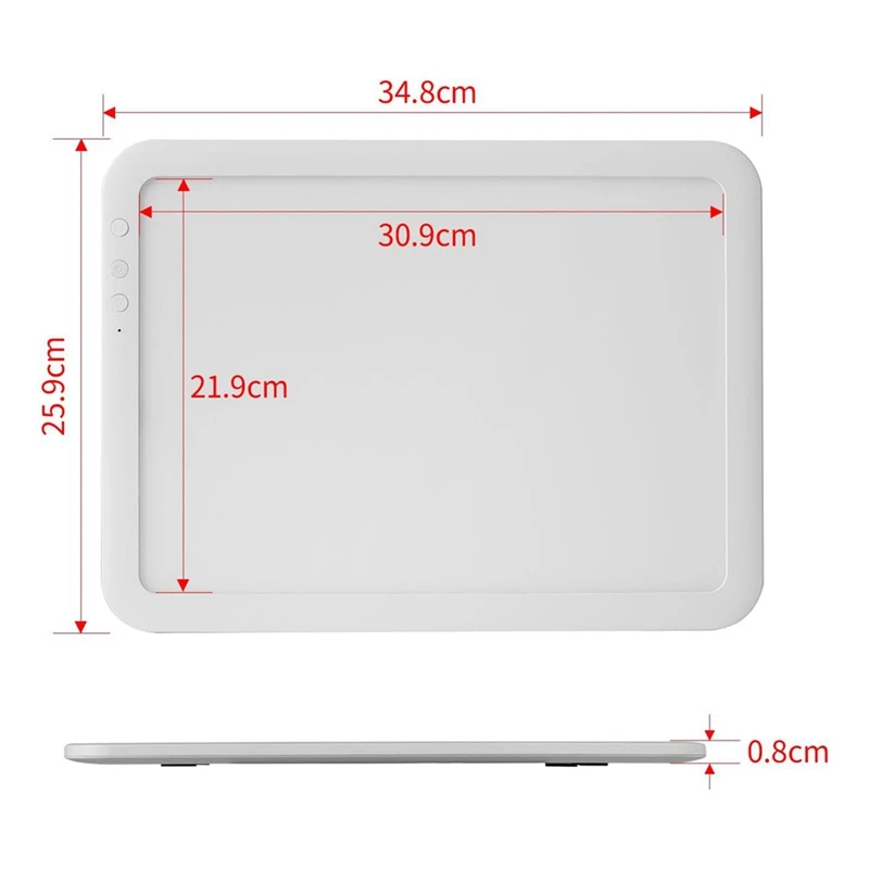 Caja de luz LED A4 recargable para trazado, caja de luz inalámbrica, almohadilla de luz de mesa de dibujo, tablero de copia de luz para artistas