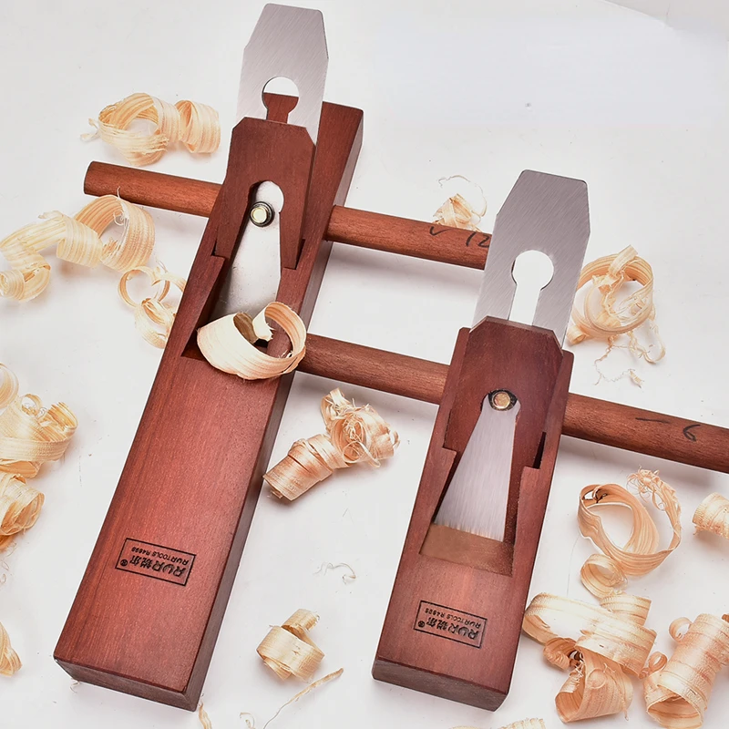 100-400mm Woodworking Plane Hand Pushed Wood Planer with Precision Steel Blade Wood Trimming and Chamfering Hand Tool Carpentry