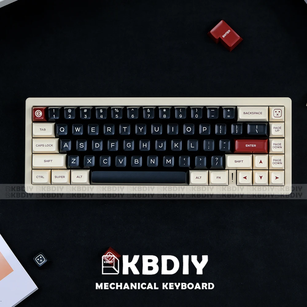 KBDiy GMK Rome Keycap SA Profile Keycaps PBT Double Shot Key Caps Set ISO Enter 7U Spacebar for Custom Mechanical Keyboard KIT