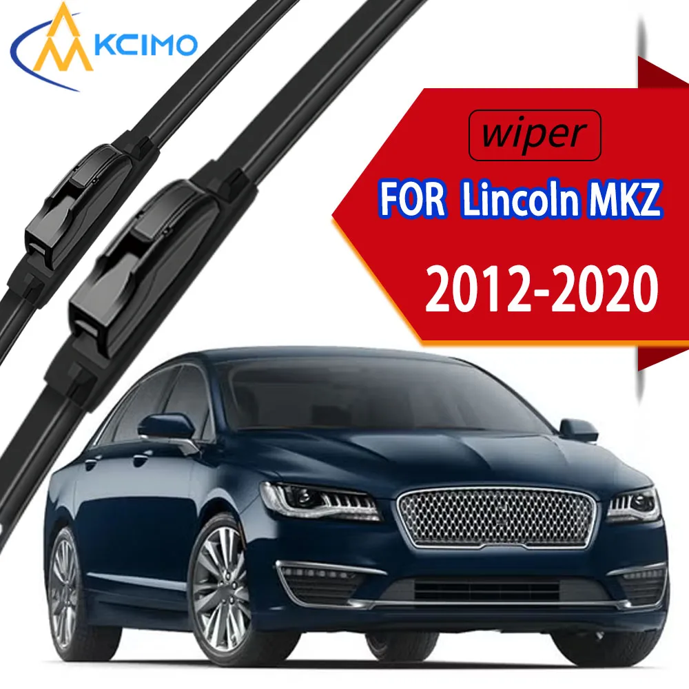 

Car Front Wiper Blades For Lincoln MKZ 2012-2020, Anti-Aging Rubber Wipers Long Lasting Rubber Wipers