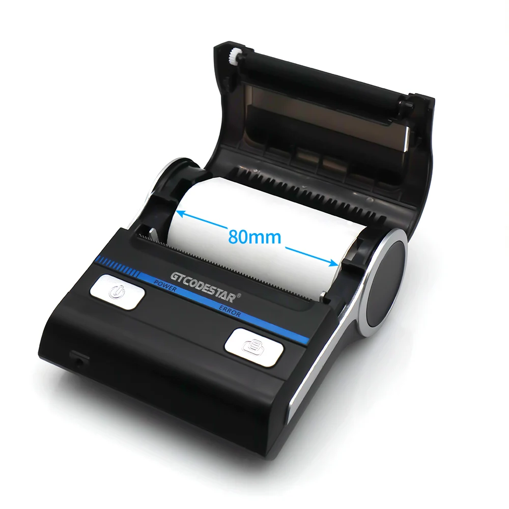 GTCODESTAR GT-P805 Wireless bluetooth 80mm Receipt Impresora Billetes Maker Machine Portable Thermal Bill Printer