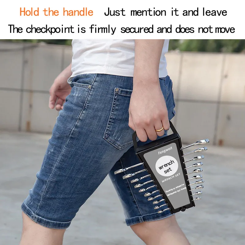 Open ratchet wrench tool set auto repair dual use Cleave fast and labor-saving repair car bidirectional thorn plate hand