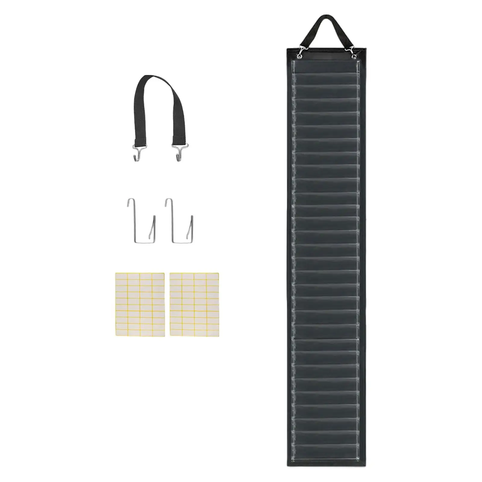 공예실 보관을 위한 60칸의 휴대용 비닐 정리함