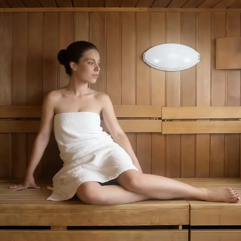 Oval Sauna Light- Explosion Proof,High Temperature Resistant Sauna Light Lamps