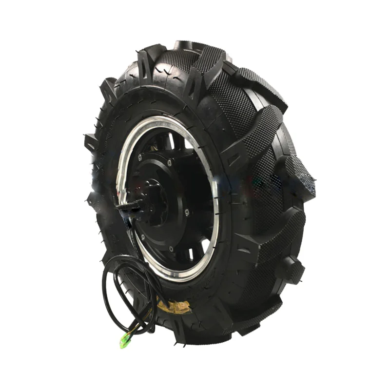 500w 24V 36V 48V DC Brushless Wheel Hub Motor Agricultural Robots 16inch Hub Motor